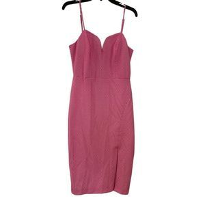 Bisou Bisou Red Polka Dot Midi Dress